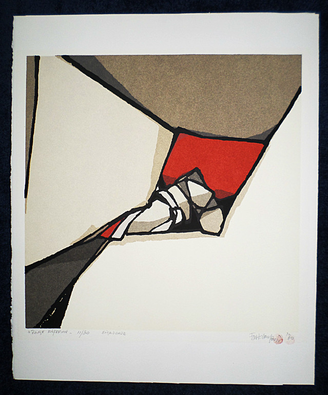 Fon Klement - Rouge enferme, hoogdruk boardsnede kopen? Bied vanaf 195!