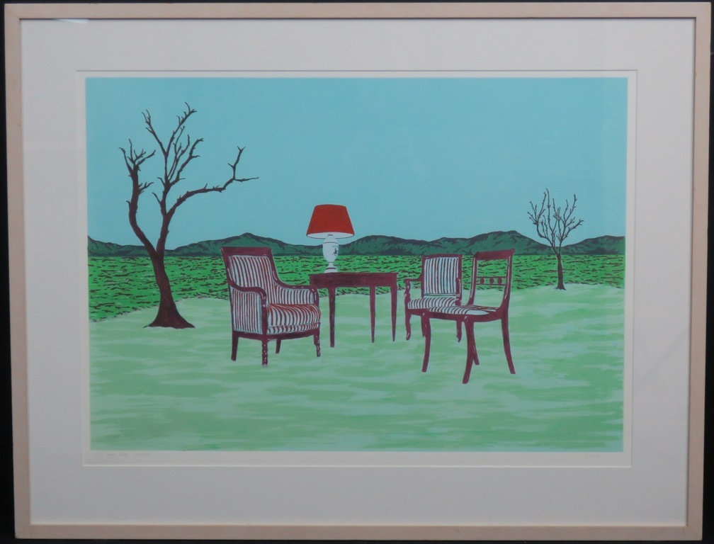 Jos van der Sommen: Litho, It's empty without you - Ingelijst kopen? Bied vanaf 1!