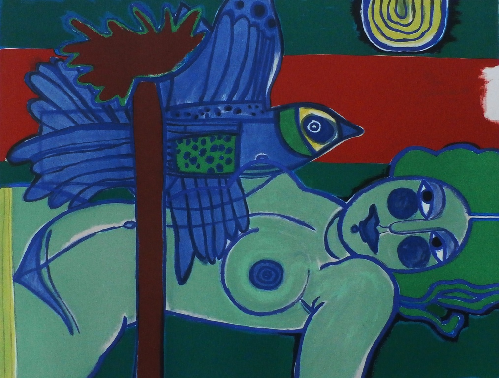 Corneille - zeefdruk: Overture sur l'ete - 1981 verkocht voor € 295!