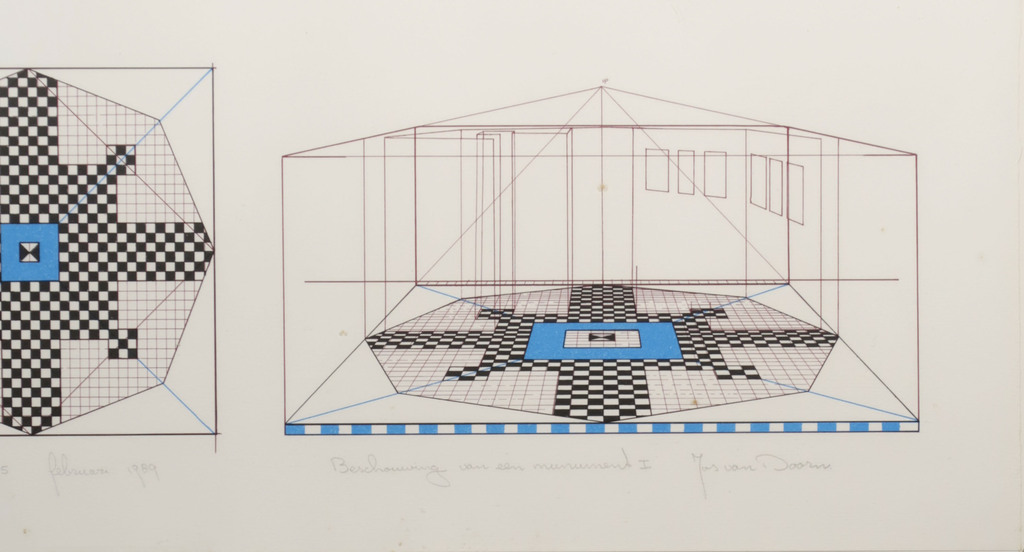 Jos van Doorn: Vlakdruk, Beschouwing van een monument I - Ingelijst kopen? Bied vanaf 1!