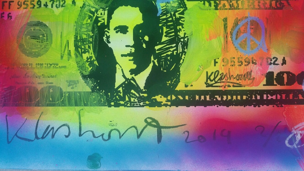 Peter Klashorst: Origineel werk, Obama kopen? Bied vanaf 1!