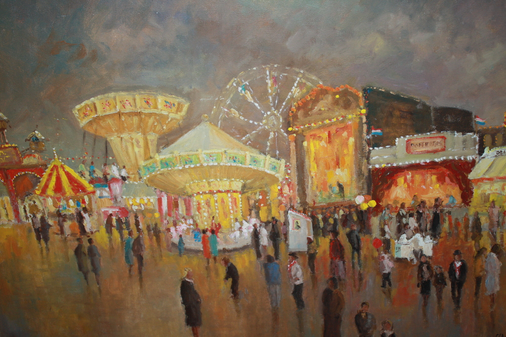 MENSEN op de KERMIS te LEIDEN van WOUDSTRA kopen? Bied vanaf 155!