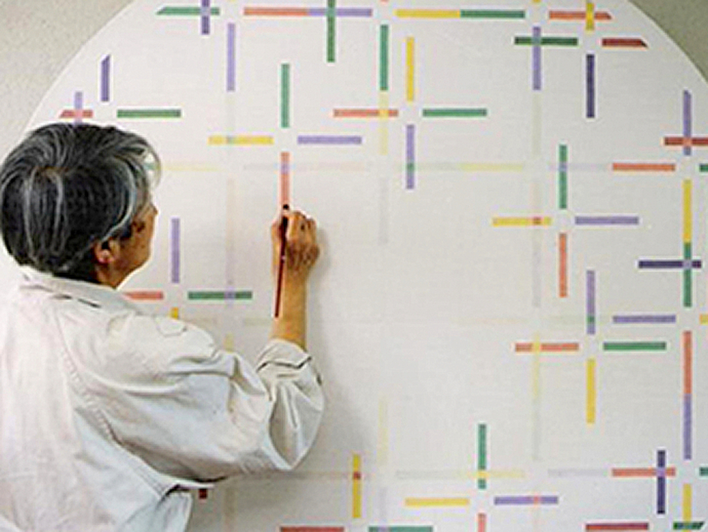 Shizukoyo Shikawa - 3x abstracte gesigneerd kleuren litho.  kopen? Bied vanaf 1!