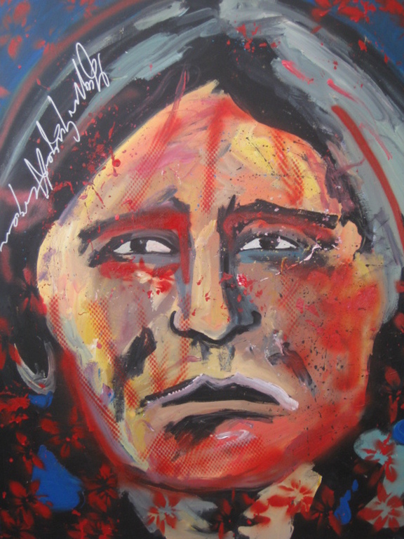 Espen greger Hagen origineel schilderij verkocht voor € 150!