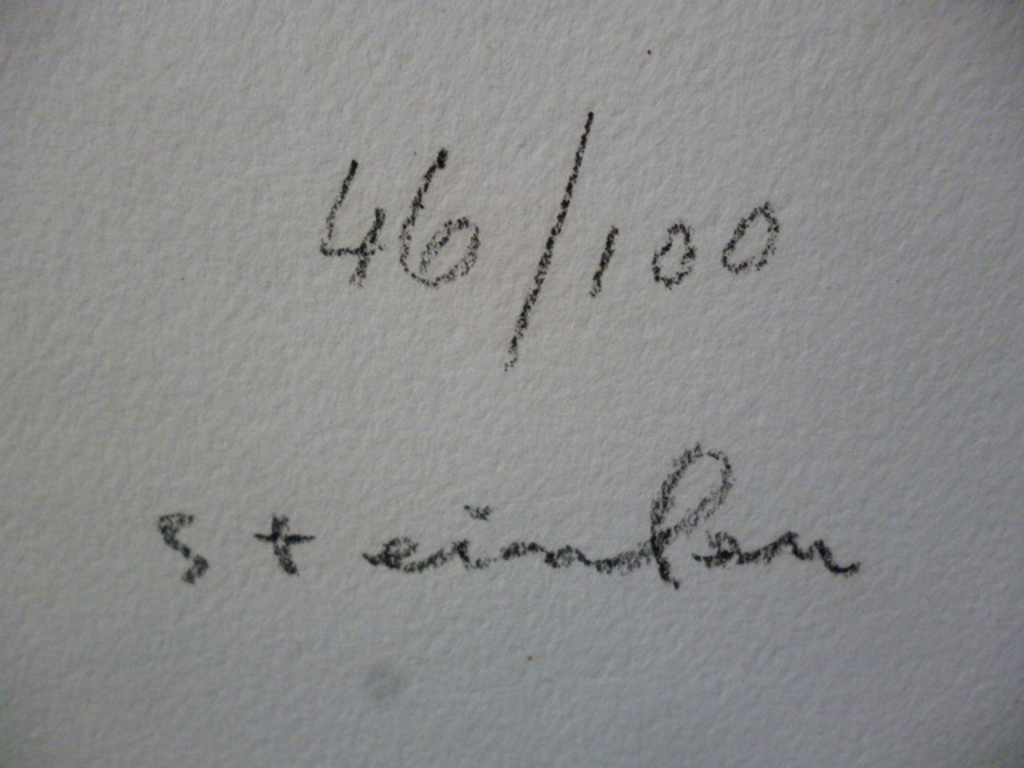 T.A. Steinlen - litho - Soldaat, ploegende boer en man met stok en tak met blad kopen? Bied vanaf 80!