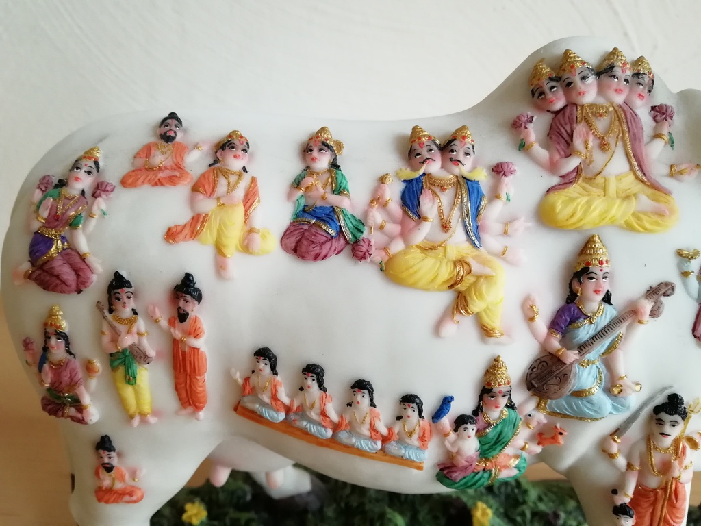 prachtig beeld van de Hare Krishna koe - uiterst zeldzaam - Hare Krishna kopen? Bied vanaf 1!