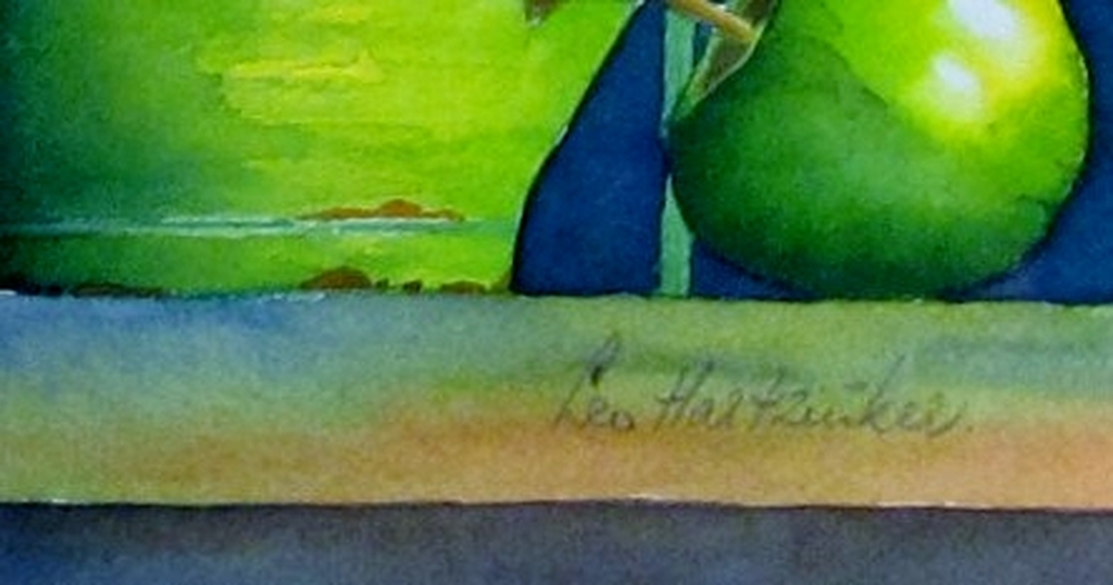 Leo Hartzuiker, Hilversum - aquarel stilleven - Keuken kopen? Bied vanaf 50!