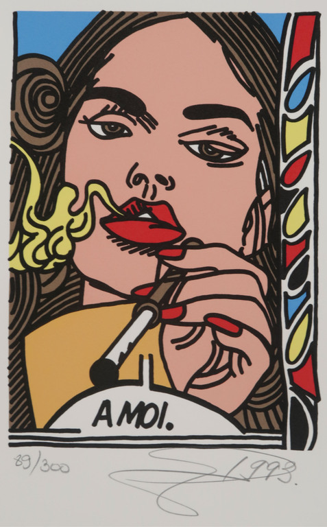 Erro: Zeefdruk, A moi verkocht voor € 61!