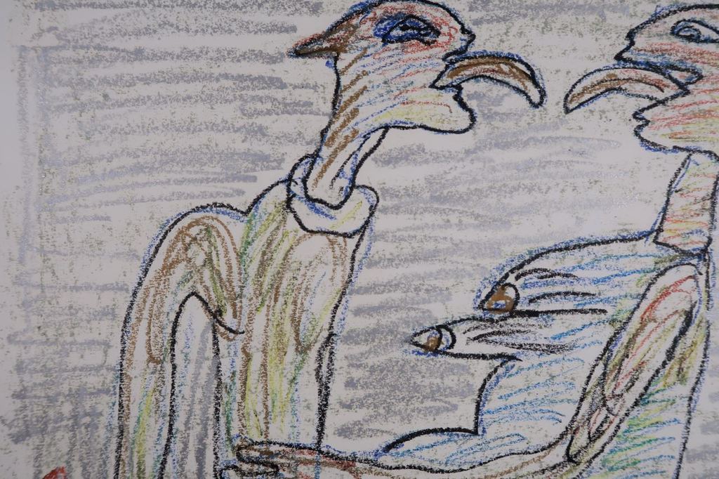 Hanny Ramaer: Krijttekening, Zonder titel kopen? Bied vanaf 1!