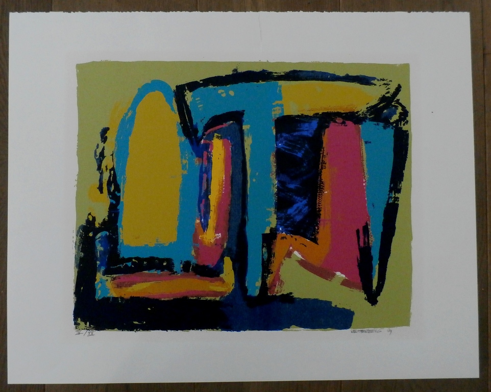 Siebrand Weitenberg - zeefdruk - 1989 kopen? Bied vanaf 45!