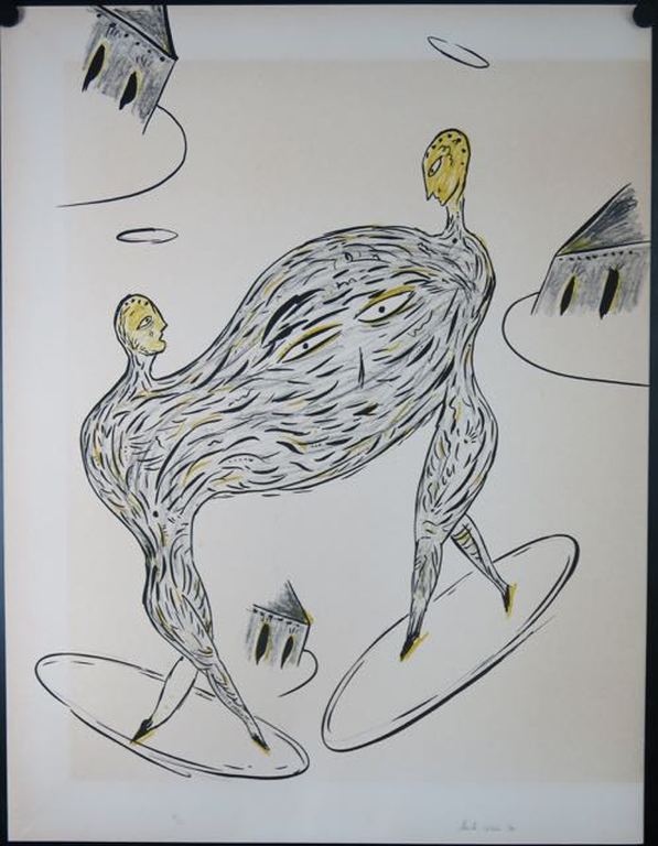 Henk Visch: Litho, Zonder titel kopen? Bied vanaf 80!