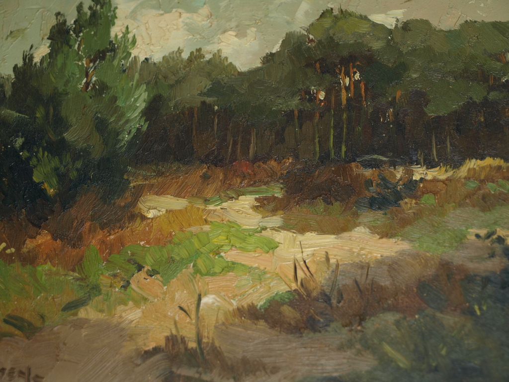 FONS VERSTRAETEN (1922) –Olieverf  – Heumersoord –Gesigneerd & ingelijst– 1947 verkocht voor € 70!