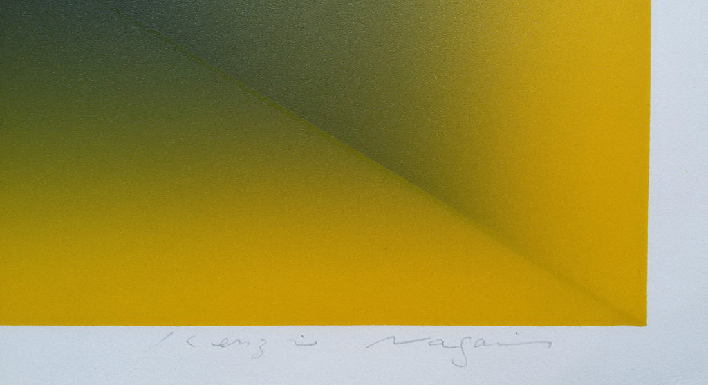 Kenji Nagai - White line, zeefdruk (groot) kopen? Bied vanaf 95!