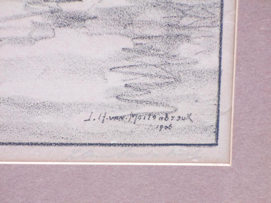 Johan H.van Mastenbroek, Rotterdams havengezicht, Litho 1906 kopen? Bied vanaf 70!