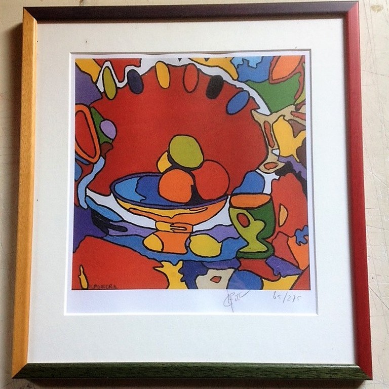 Henk Potters, Kleuren litho, Stilleven kopen? Bied vanaf 35!