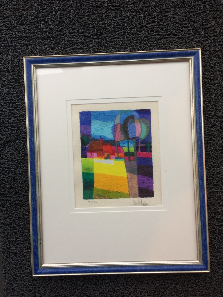 4 x Ton Schulten, fraai serie zeefdrukken , ingelijst. Gesigneerd en genummerd kopen? Bied vanaf 775!