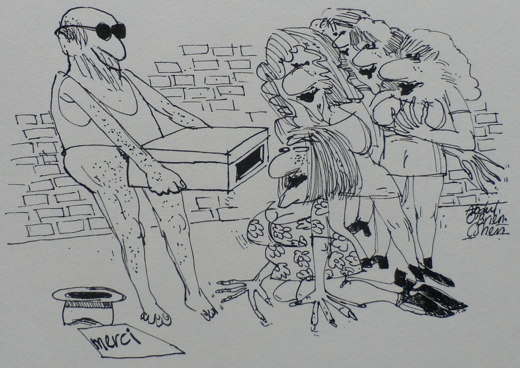 Kees Spermon - pentekening: erotische voorstelling verkocht voor € 49!