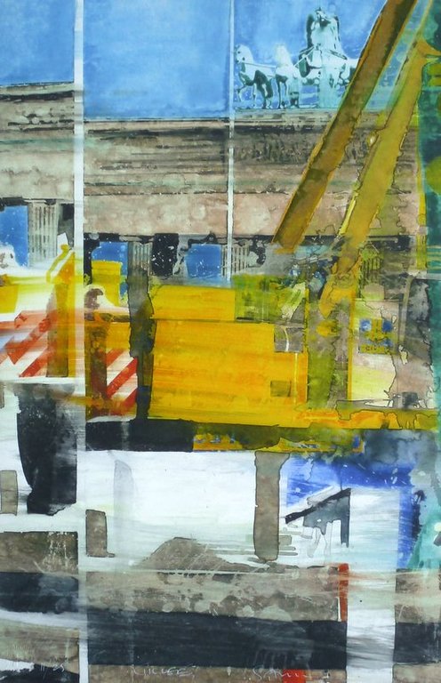 Gottfried Salzmann (1943) - Giclee Brandenburger Tor (2013) 25 ex. kopen? Bied vanaf 99!