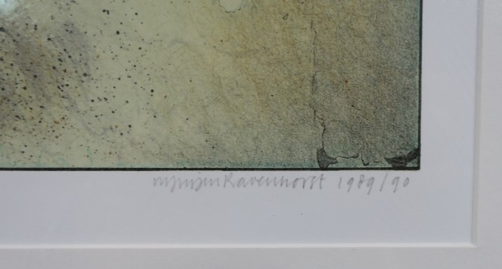 Jurjen Ravenhorst: Litho, De dichter - Ingelijst kopen? Bied vanaf 50!