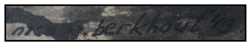 Nico g Berkhout - ( 1915 - 1999 ) - 2e Generatie Bergense School.... kopen? Bied vanaf 40!