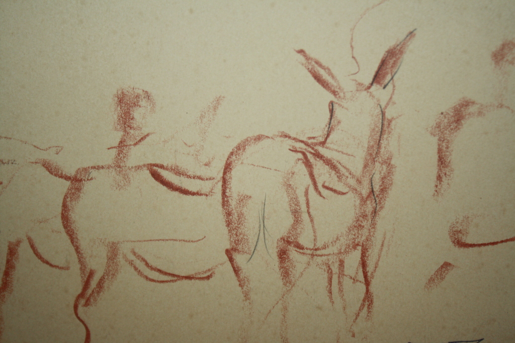 EZELTJES  - DOUWE VAN DE ZWEEP - ROOD TEKENING kopen? Bied vanaf 70!
