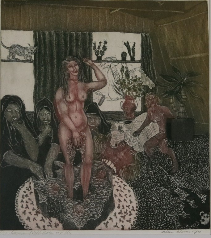 Wim Worm: Ets/Aquatint, Happy Birthday  kopen? Bied vanaf 1!