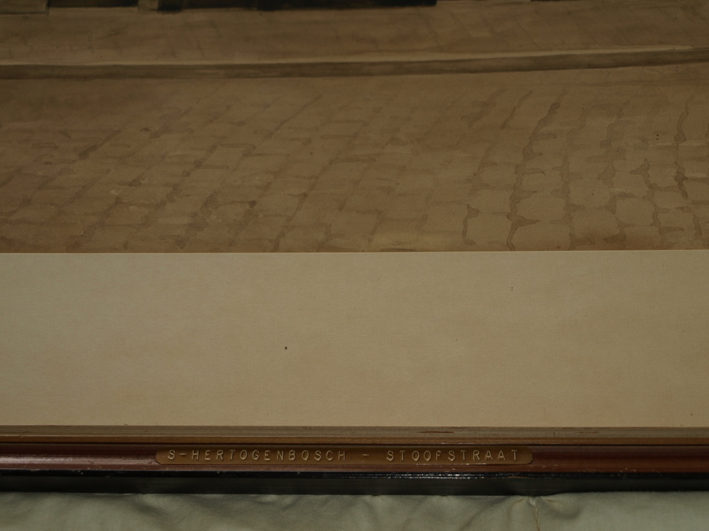 Frans Everbag : Sepia-aquarel – ’s-Hertogenbosch Schoofstraat – Gesigneerd-1939  kopen? Bied vanaf 1!