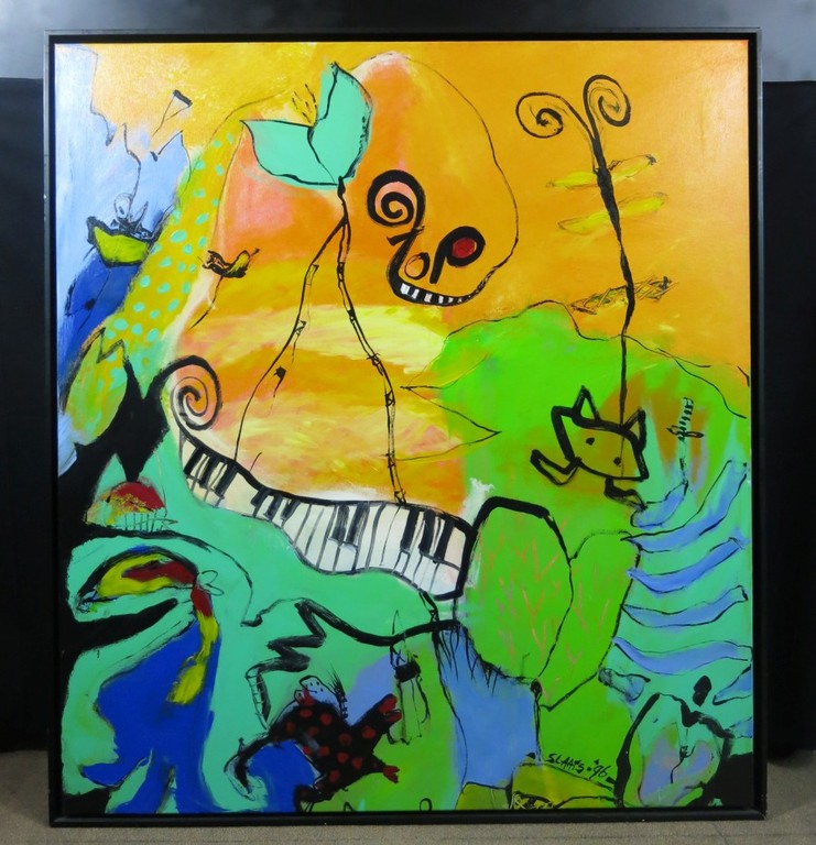 Miriam Slaats: Acryl op doek, Yes... You are the top - Ingelijst (groot!) kopen? Bied vanaf 600!