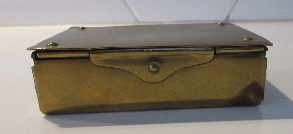 Duits Jugendstil Messing dekseldoosje kopen? Bied vanaf 15!