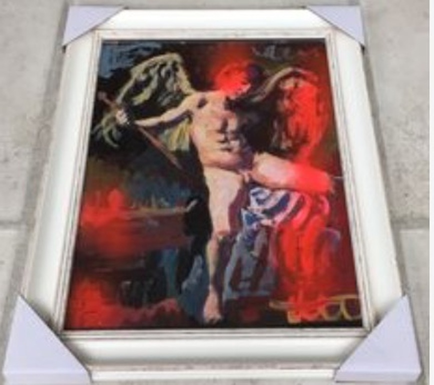 Peter Klashorst - "Angel" (Origineel ingelijst schilderij) kopen? Bied vanaf 1!