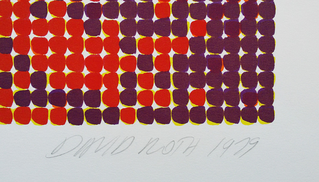 David Roth - Abstracte voorstelling, zeefdruk kopen? Bied vanaf 215!
