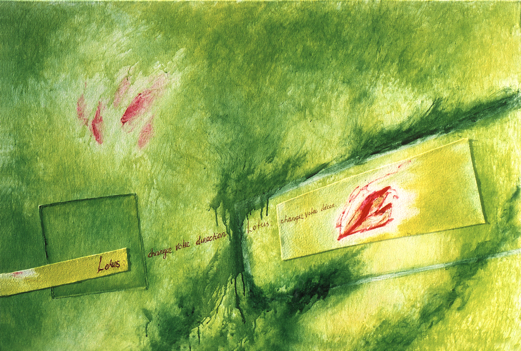 Elisabeth Karstens,Acrylverf op doek,Schilderij De Lotuseters kopen? Bied vanaf 90!