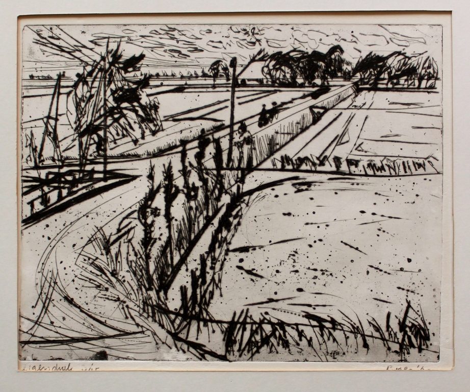 Peter Bes; Ets eigen druk, zonder titel kopen? Bied vanaf 45!