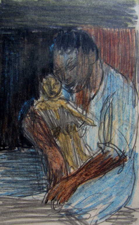 Willem Kouwer Boomkens (1911-1991) - 7 schetsen set 4 kopen? Bied vanaf 1!