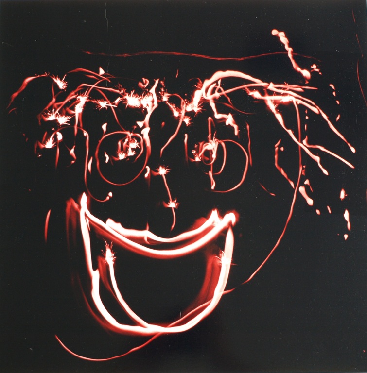 Paul Blanca : Foto – Drawing with light 1 – met passe-partout - ca 1999 kopen? Bied vanaf 35!