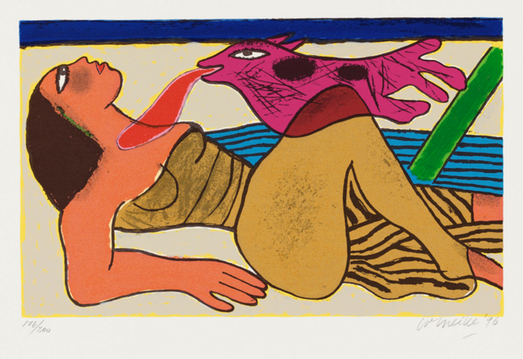 Corneille: Zeefdruk, L'amour au jour le jour 5 verkocht voor € 135!