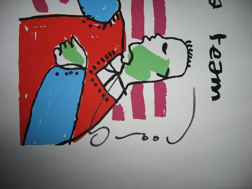 Herman Brood: Zeefdruk - 'We're a team' - E.A exemplaar kopen? Bied vanaf 129!