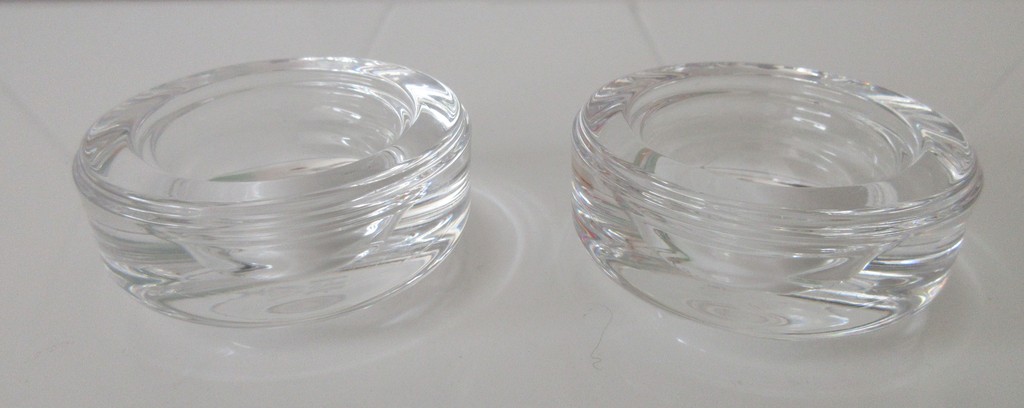 WMF - Twee blankglazen votive kandelaars kopen? Bied vanaf 1!