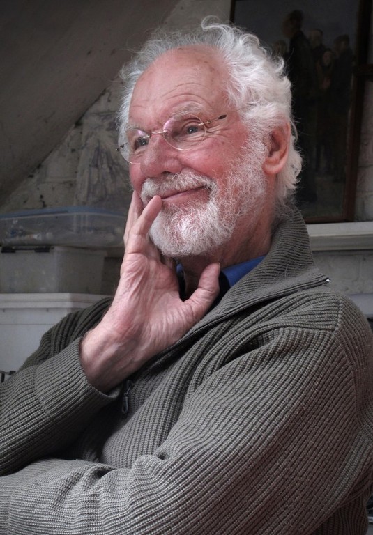 Willem den Ouden - Onweerswolken, aquarel (mooi ingelijst) kopen? Bied vanaf 195!