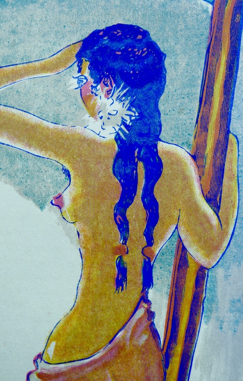 Kees van Dongen,Houtgravure,"Rose-dans-le-calice chez le roi Derbas" 1001 nacht kopen? Bied vanaf 10!