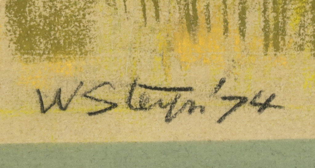 Wim Steijn: Krijttekening, Zuid-Frankrijk kopen? Bied vanaf 35!