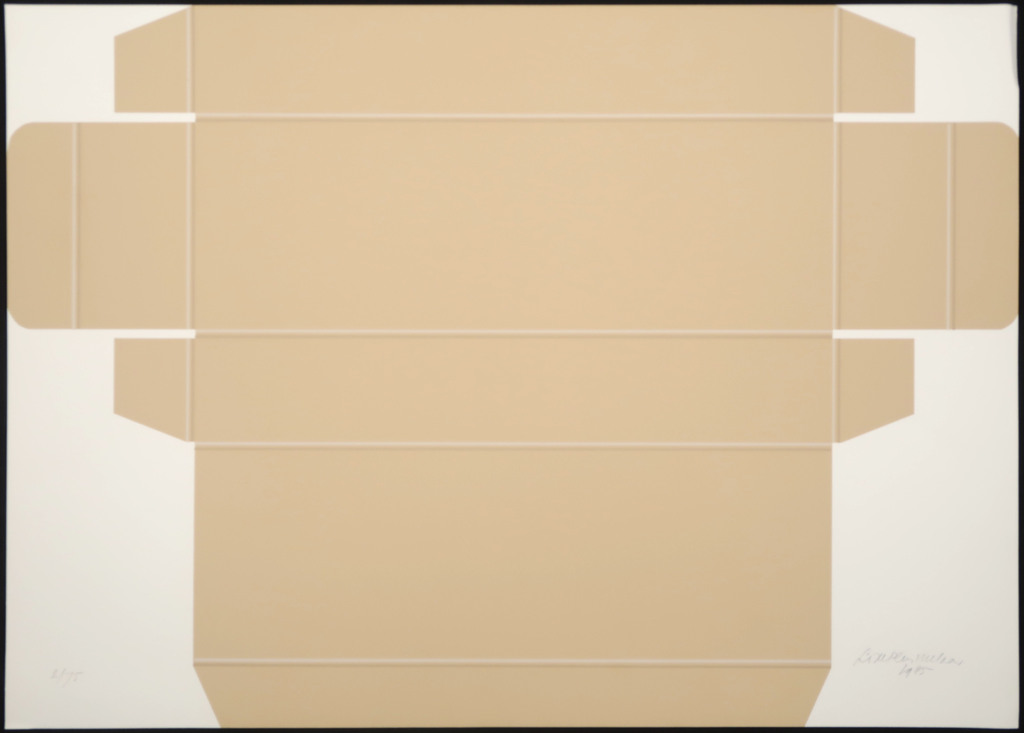 Lode Pemmelaar: Zeefdruk, Uitgevouwen doos I kopen? Bied vanaf 70!