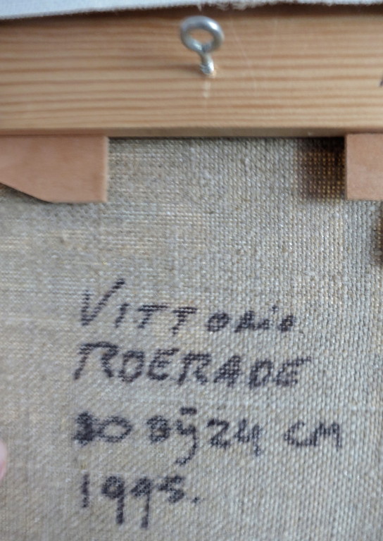 Vittorio Roerade, schilderij, mens in landschap kopen? Bied vanaf 250!