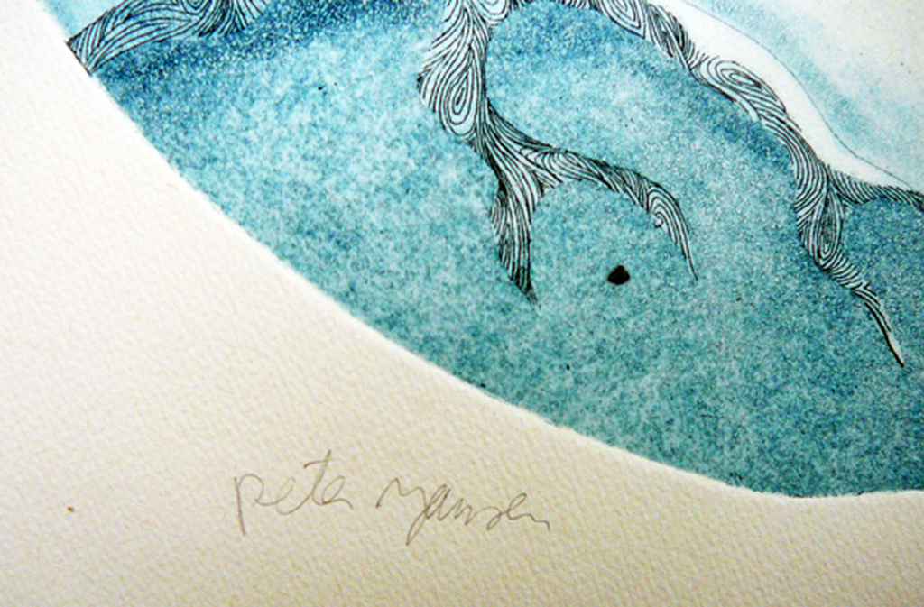 Peter Jansen: 'Visioen' (2) -kleurenets/gesigneerd- kopen? Bied vanaf 25!