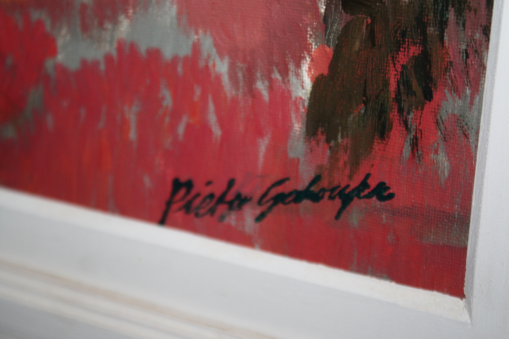 MODERN ABSTRACT STADSGEZICHT door PIETER SCHOUTEN kopen? Bied vanaf 175!