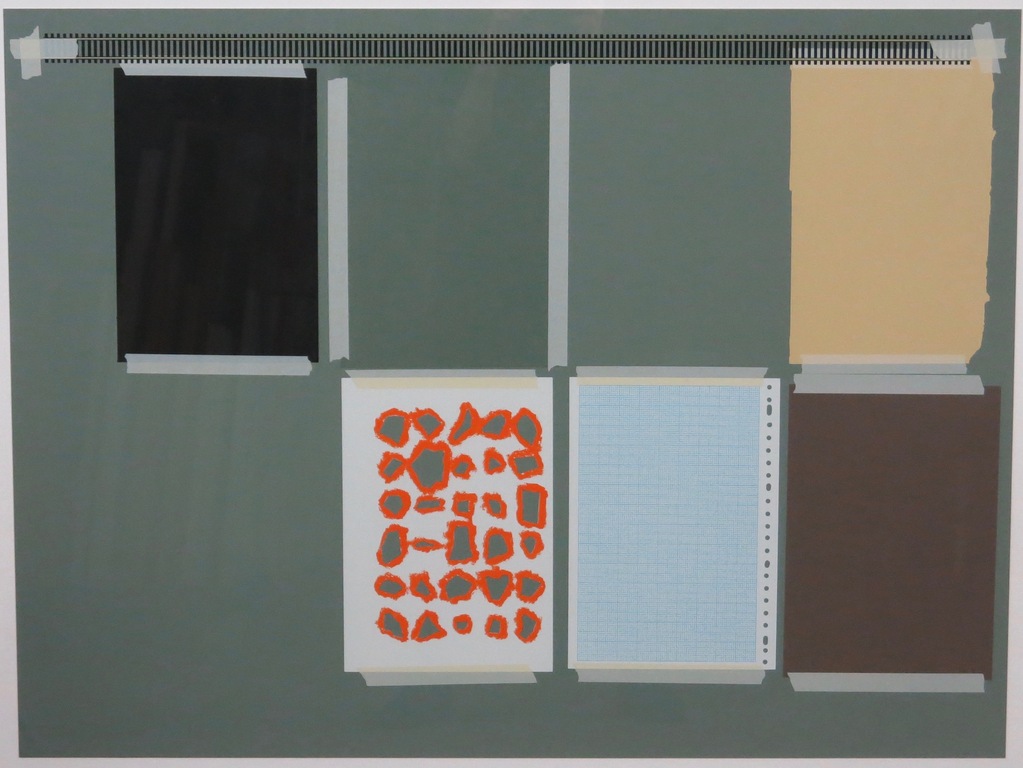 Kees Goudzwaard: Zeefdruk, Rangeerterrein - Ingelijst (Groot) kopen? Bied vanaf 100!