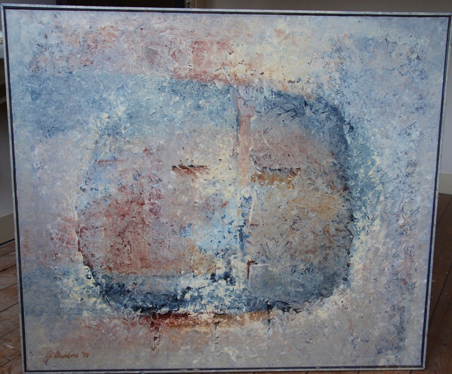 Jo Manders Olieverf Masker 1990 kopen? Bied vanaf 350!