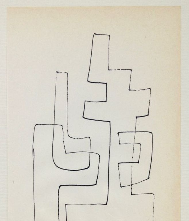 Siep van den Berg - Tekening op papier - Bussum II, nr. CCI kopen? Bied vanaf 145!