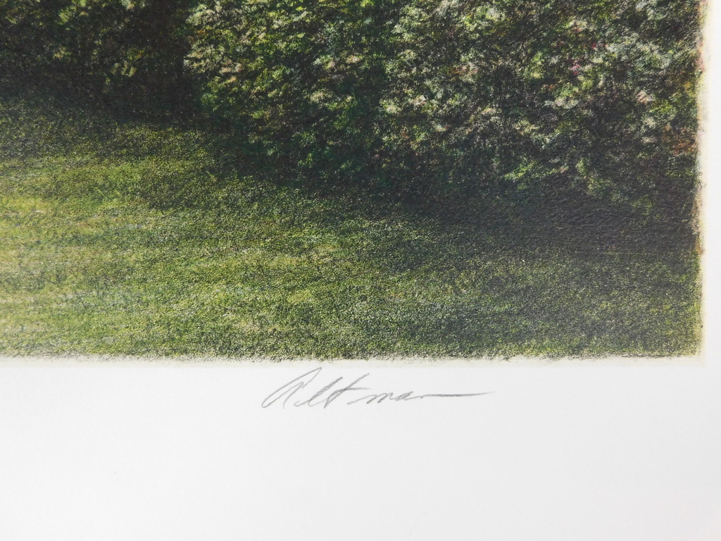 Harold Altman - Kleurenlitho - Strolling in the Spring kopen? Bied vanaf 45!