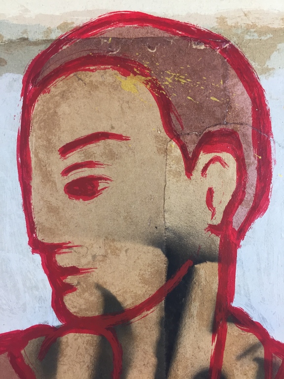 Casper Faassen, zeefdruk/collage, 2003 (INGELIJST) kopen? Bied vanaf 329!